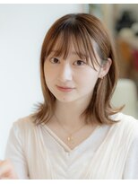 ヘアーアンドリラクゼーションコード(CODE) 外ハネ×シースルー