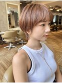 毛流れレイヤーショート　束感ショート　30代40代　表参道青山