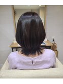 ドライヤーだけで動きがつく楽チンスタイル