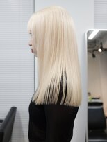 ランズサンズ 表参道(runsuns)&nbsp;ダブルカラーハイトーンカラーケアブリーチホワイトベージュ