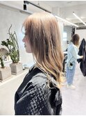 ゆる巻きミルクティーベージュ