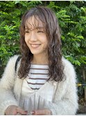 細かめくるくるパーマ/表参道
