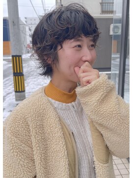 ハル 南平岸(HARU) ショートウルフパーマ担当ニキ