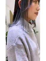 ジーナ 福岡天神(Zina)&nbsp;【インナーカラー】Blue Silver × Inner Color