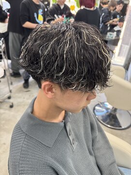 エデアンホンテン メンズサロン(EDEAN 本店 (旧:EDEAN 上通)) 熊本メンズサロン 波巻きスパイラル MEN'S HAIR