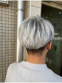 ホワイトシルバー×メンズハイトーンカラーカラー