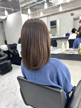 エンディアリング 東銀座(Endearing) 銀座/東銀座/切りっぱなしボブ/エアリーロング/ピンクブラウン