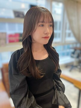 ラボヌールヘアーリアン 川越店(La Bonheur hair Lien) 韓国ヘア/マロンブラウン/大人ガーリー