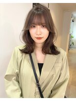 ニコフクオカヘアーメイク(NIKO Fukuoka Hair Make)&nbsp;【NIKO】グレージュ/ガーリー/レイヤー/ベージュ/顔まわりカット