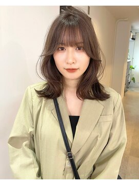 ニコフクオカヘアーメイク(NIKO Fukuoka Hair Make) 【NIKO】グレージュ/ガーリー/レイヤー/ベージュ/顔まわりカット