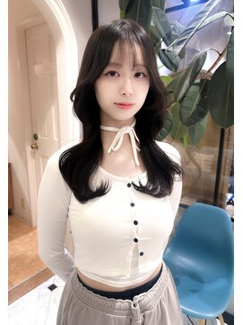 ロンド ブランシュ 錦糸町北口(Lond blanche) 韓国巻きが映えるロングレイヤースタイル