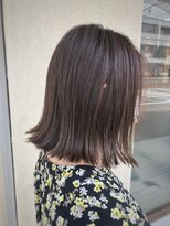 スーリール 今宿店(Sourire)&nbsp;切りっぱミディマム×ナチュラルグレージュ