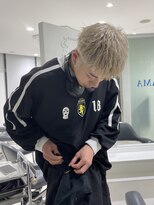 スパイキーショート/金髪ショート