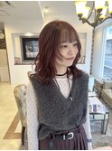 ~Louvre~くびれレイヤー/ミディアム/ラベンダーカラー/可愛い