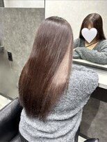 エースヘアー(A.hair)&nbsp;シアーピンク×ピンクブラウン/レイヤーカット/髪質改善