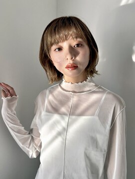 タヤ イオン新百合ヶ丘店(TAYA) 大人可愛い20代30代40代小顔ショートボブ丸み前下がりベルボブ