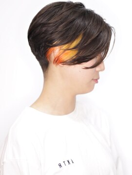 美容室ポール 西葛西店(PAUL) 【松戸BULL】揺れるショートボブセクションカラー似合わせカット