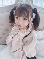 リルミー ミュエナ 大須 矢場町(Lilme myuena)&nbsp;ナチュラルシースルー前髪×セーラームーンアレンジ