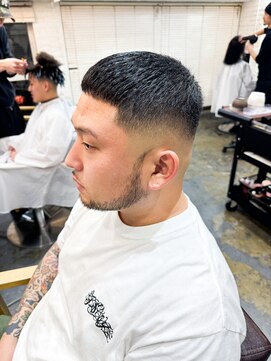 ヘアサロン エフ 渋谷(F) #メンズカット#フェード#スキンフェード#クロップ#crop#渋谷