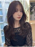 大人可愛い小顔顔まわりレイヤー30代40代50代レイヤーカット