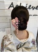 振袖ヘア シニヨン