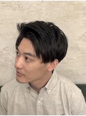 ツーブロック　アップバング