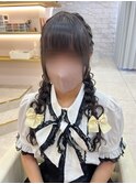 ハートツインおさげ