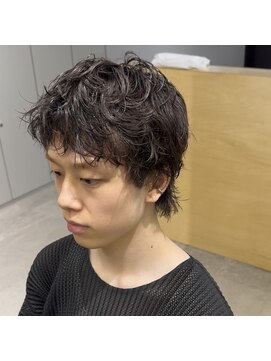 ニコフクオカヘアーメイク(NIKO Fukuoka Hair Make) 「NIKO」ラフショートパーマ　ナチュラルウルフ　福岡天神