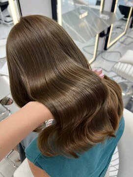 ラルム 新宿(LARME SHINJUKU) ☆１２トーンオリーブベージュ×トレンド巻き☆韓国へア/透明感