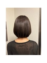 エルサフィロ キタハマ(el zafiro kitahama)&nbsp;20×30×40代×グレージュカラー×肩上ボブ×暗髪カラー