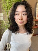 フェンヘアーアイス 中目黒(Fen.hair ici)&nbsp;黒髪パーマ×ニュアンスパーマ×レイヤーウルフパーマ
