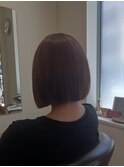 ツヤ感ぱつっとボブ