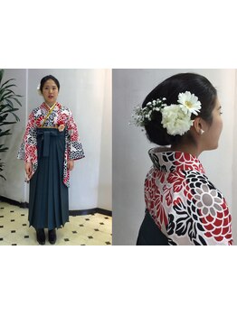 【綱島駅徒歩3分】着崩れしにくい着付けなら《BEAUX　ARTS》にお任せ♪お着物に似合うヘアもご提案◎