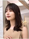 似合わせ顔周りカット前髪カット/サイドバング/銀座