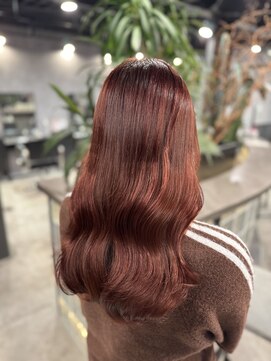 インク(ink) レッドブラウンカラー