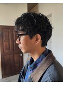 メンズショートパーマ
