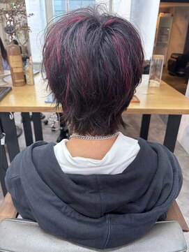 ヘアーグロウニコ(hair grow nico...) メンズワインレッドハイライト★