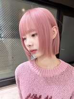 アルバム 新宿(ALBUM SHINJUKU)&nbsp;ボブ前髪カットハイトーンダブルカラー_F1365