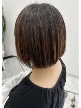 ヘアーメイク クーラ 行橋店(Hair make CURA) 髪質改善◎大人可愛いミニボブ30代40代美シルエット
