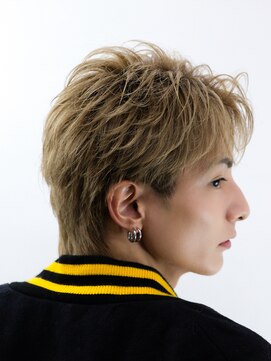 オーシャントーキョー 大阪(OCEAN TOKYO) 韓国ヘアカルマパーマコンマバングセンターパート黒髪ウルフ