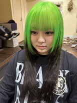 サムブリッジ(SOMEBRIDGE)&nbsp;★ ビリーアイリッシュ風カラー　逆グラデーション　ネオン　★