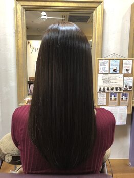モデストプラスヌーベル(modeste+N)の写真/自然なまとまりと輝きを！髪質改善縮毛矯正で叶える、ずっと触っていたい髪へ★