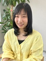 ウィールール 札幌店(WE RULE) 黒髪でも重くない*柔らか【内巻きレイヤーミディ】