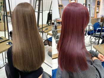 バランス 原宿 表参道(balance)の写真/変わりたい、でも派手なのは…。毎日がんばる貴女へ。光を味方につける透明感カラーで、表情まで明るく♪