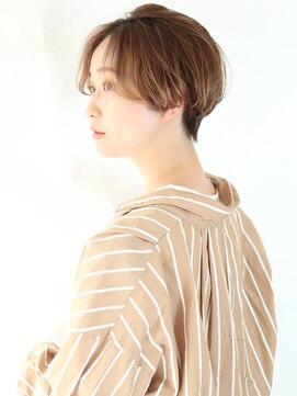 ヘアスタジオルース(HAIR STUDIO LUZ) 40代50代60代の大人ボブ/白髪ぼかしハイライト/堀江/北堀江