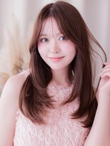 カバーヘア ブリス 北浦和(COVER HAIR bliss)&nbsp;小顔ロングウルフカットピンクベージュブリーチなし20代北浦和a