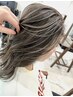 【人気No.1】デザインハイライトカラー+カット+トリートメント
