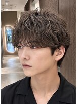 サロウィン 倉敷店(SALOWIN)&nbsp;ニュアンスパーマ71/メンズ/メンズカット/フェザーパーマ/眉毛