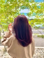 アレーズバイベニボンズ(Alaise by Beni,Bond's)&nbsp;ダブルカラー×ピンクブラウン