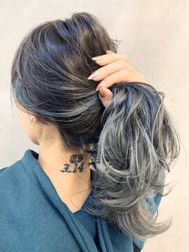 ディバイス カラーアンドエクステ(Device) 【Device】シールエクステ40枚+外国人風Wカラー+カット